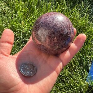 Polished Garnet Stone Sphere